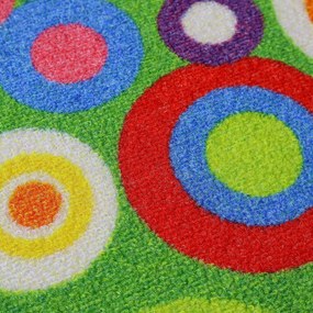 Spoltex, AKCIA: 150x150 cm Detský metrážny koberec Candy 24, šíře, viacfarebná, filc, detská izba
