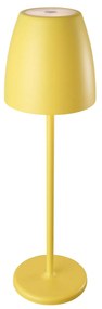 Megatron stolná LED lampa na batérie Tavola žltá