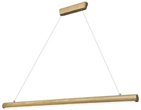 LED Luster na lanku LED/26W/230V 4000K 150 cm jaseň/masív