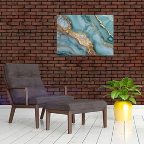 Obraz - Tyrkysový mramor (70x50 cm)