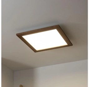 Brilagi - LED Stmievateľné svietidlo SLIMFRAME WOOD LED/36W/230V 49,5x49,5 cm + DO