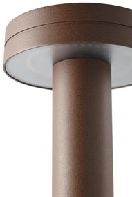 FARO 71949 - LED Vonkajšia lampa ESPOT LED/9W/230V IK07 IP65 60 cm hnedá