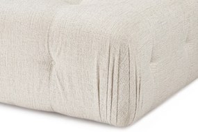 Doblo 3 Seat with Pouffe ( L1-O1-1R-Pouffe) - Krém