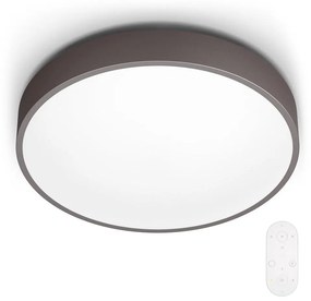 Philips 60262/43/P5 - LED Stmievateľné stropné svietidlo BROWN 1xLED/28W/230V + DO