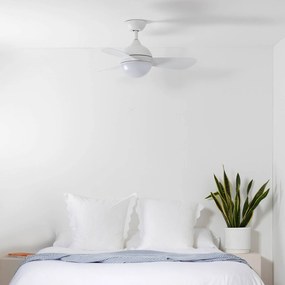 Stropný LED ventilátor Hvar, CCT, stmievateľný