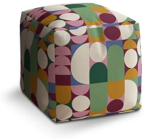 Sablio Taburet Cube Farebná rovnováha: 40x40x40 cm