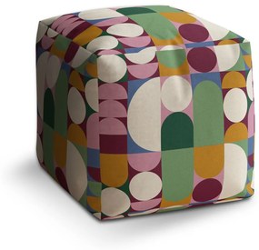 Sablio Taburet Cube Farebná rovnováha: 40x40x40 cm