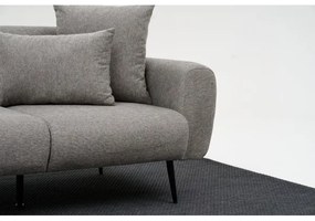 Dvojmiestná pohovka PISA svetlosivá