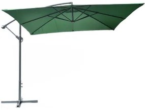 Rojaplast 8080 Štvorcový slnečník bočný zelený 270 x 270 cm