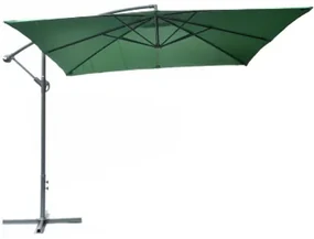 Rojaplast 8080 Štvorcový slnečník bočný zelený 270 x 270 cm