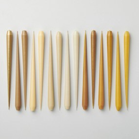 ester & erik Sviečka Taper 32 cm – 14 Pale Ginger – set 2 ks