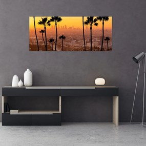 Obraz - Panorama Los Angeles (120x50 cm)