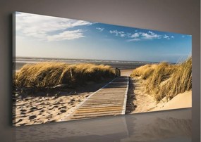 Obraz na stenu piesočná pláž 145 x 45 cm