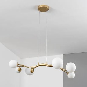 Brilagi - LED Luster na lanku MISTEL 6xG9/3W/230V zlatá/biela