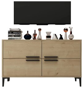 TV stolík/skrinka Kipobu (dub zafírový) . Vlastná spoľahlivá doprava až k Vám domov. 1095289