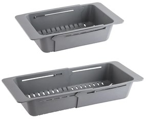 Gamma Gamma, teleskopický košík do drezu, šedá, GMA-KOP-G