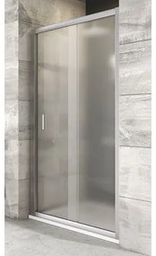 Sprchové dvere RAVAK Blix BLDP2-110 satin+Grape 190x107-111 cm 0PVD0U00ZG