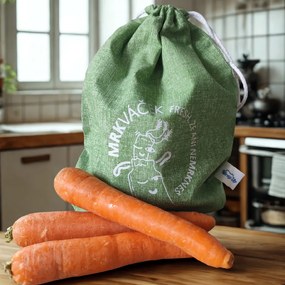 Wrap - up Funkční pytlík MRKVÁČEK, sáček na zeleninu (1kg), aby zůstala čerstvá - mix barev Farba: šedá