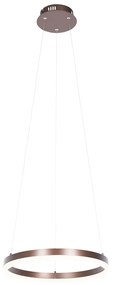 Závesné svietidlo tmavá bronz 40 cm vrátane LED 3-stupňové stmievateľné - Anello