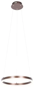Závesné svietidlo tmavá bronz 40 cm vrátane LED 3-stupňové stmievateľné - Anello