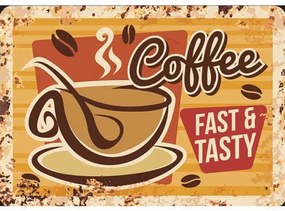 Ceduľa Coffee Fast Tasty