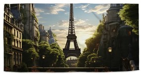 Sablio Uterák Paríž Eiffelova veža Art - 30x50 cm