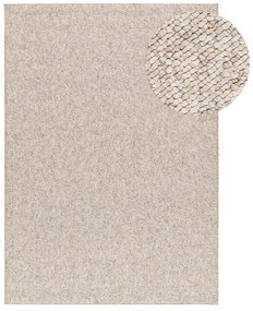 Krémovobiely koberec 160x230 cm Petra Liso – Universal