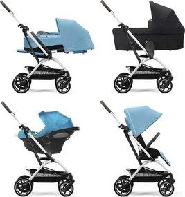Cybex športový kočík Eezy S Twist+ 2 SILVER beach blue