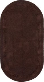 Kúpelňový koberček Keno Elips hnedý B09