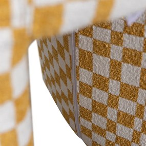 Žltá čalúnená stolička Charlie – WOOOD