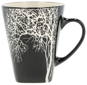 Čierny hrnček z kameniny 350 ml Hela – Villa Collection