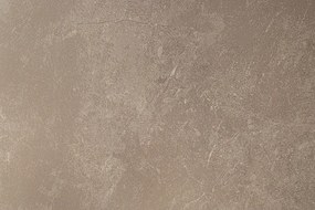 Jedálenský stôl Signature 135 cm čierny kovový rám s doskou v sivo-mramorovom vzhľade