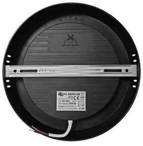 LED Stropné svietidlo ROUND LED/18W/230V 4000K pr. 21,7 cm čierna