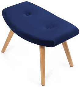 Podnožka MOSS zamatová granátová 939208