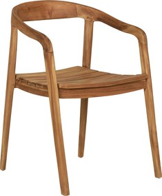 Záhradná stolička Ouloriaora (prírodná). Akcia -10%. Vlastná spoľahlivá doprava až k Vám domov. 1146774