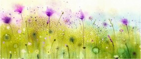 Obraz - Lúčne kvety (120x50 cm)