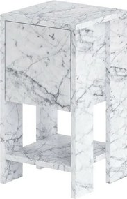 Nočný stolík Ema Carrara Marble