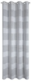 ZÁVES NA KRÚŽKOCH MARGARET 140X250 CM STRIEBORNÁ