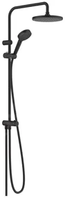 Hansgrohe Vernis Blend, sprchový set Showerpipe 200 Reno, EcoSmart, matná čierna, HAN-26099670
