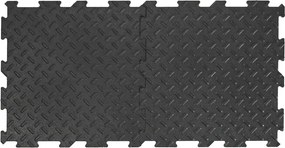 Gumová dlaždica Alfa 30 x 30 cm, čierna MHEU5100330