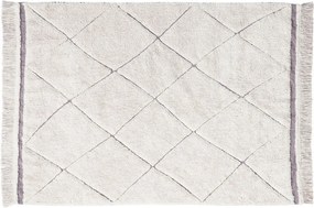 Lorena Canals, Kusový koberec Bereber, 90x130, béžová, obývacia izba