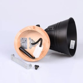 Globo 15466S-1 - Nástenné bodové svietidlo GÜNTHER 1xE27/60W/230V