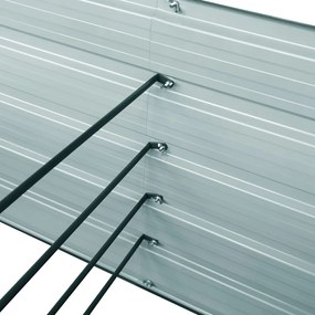 Vyvýšený záhradný záhon BestBerg VZ-1250A / 1250 l / 240 x 90 x 58 cm / sivá