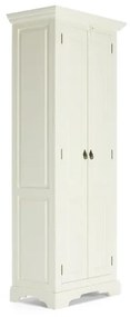 furniture-nabytek.cz - Masívna šatní skriňa Catana z borovice a MDF, lakovaná, biela