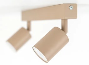 Bodové svietidlo NEX 2xGU10/10W/230V béžová