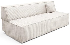 Rozkladacia trojmiestna pohovka s úložným priestorom TERAMO, béžová