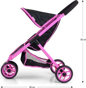 Kočík pre bábiky Susie Prestige čierny