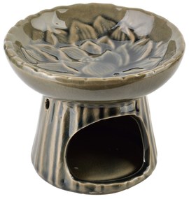Keramická aroma lampa LILIEN 8,5 cm hnědá