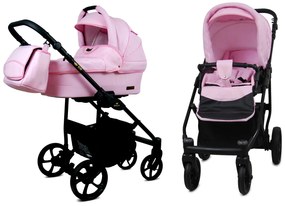 Detský kočík 3v1 BabyLux AIR ALU Sweet Pink