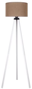 Duolla - Stojacia lampa 1xE27/60W/230V pr. 44 cm hnedá/biela